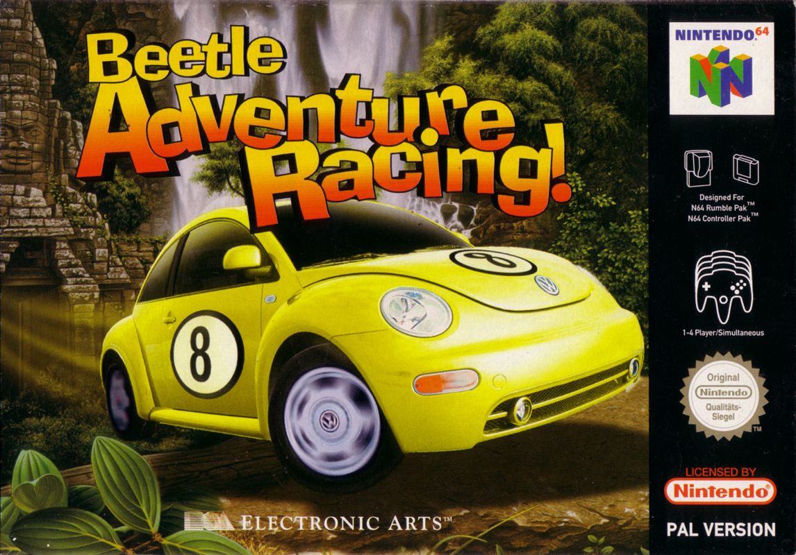 Beetle Adventure Racing box art for Nintendo 64